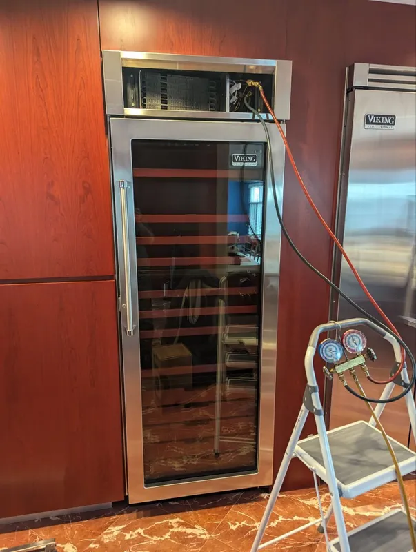 Viking Wine Cooler Repair — completed appliance repair project